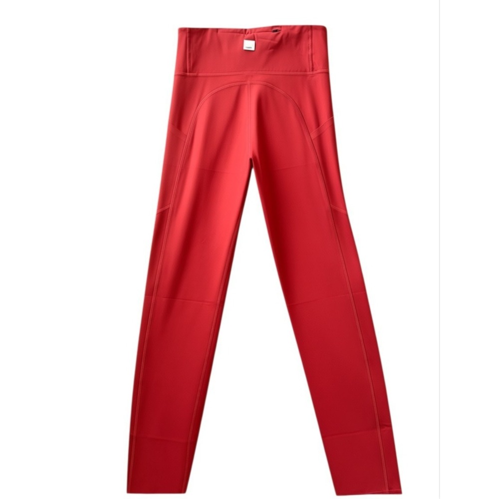 Vuori Stride Leggings XS Poppy Red‎ High Rise Athletic Yoga Workout Pants NWOT - Picture 3 of 6